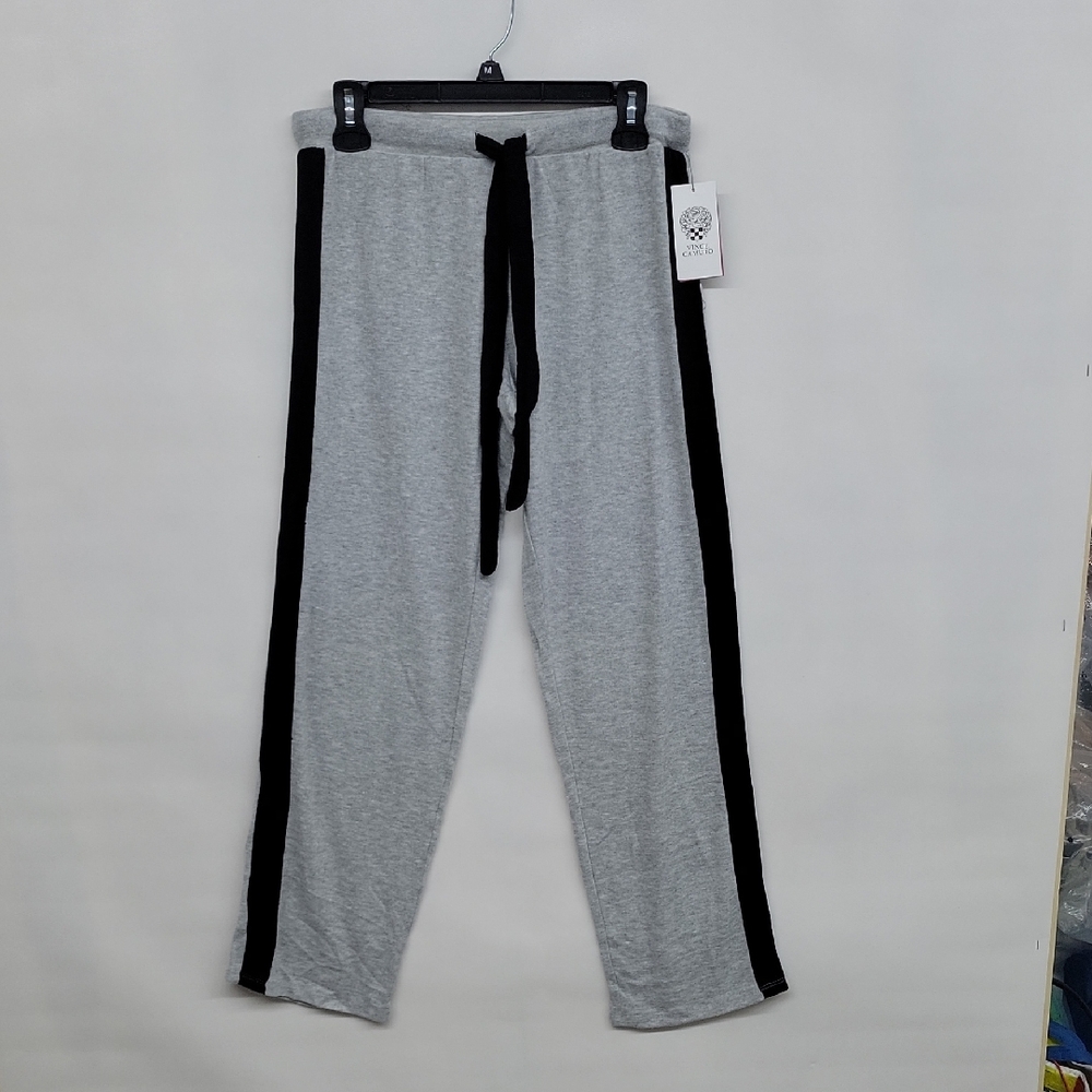 Gray and Black Pajama Pants